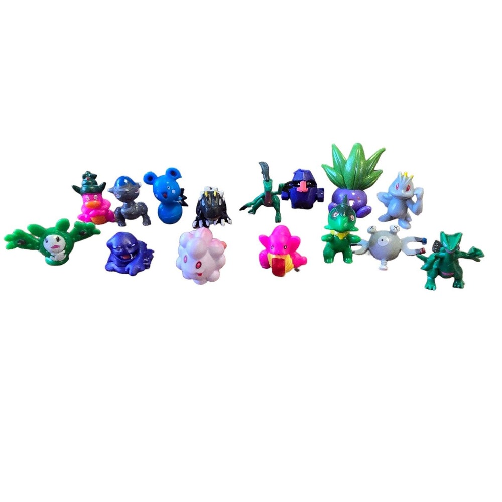 Pokemon Mini Figures Lot Toys of‎ 15 Cake Toppers